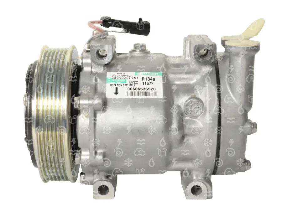 kompresor SD 7V16/1157 OEM 60653652/60814396/60629417, priruba Vertical